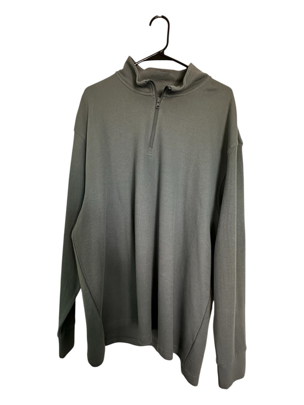 Old Navy Men's Slate Gray Quarter-Zip Sweater